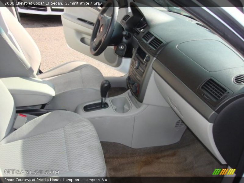 Summit White / Gray 2008 Chevrolet Cobalt LT Sedan