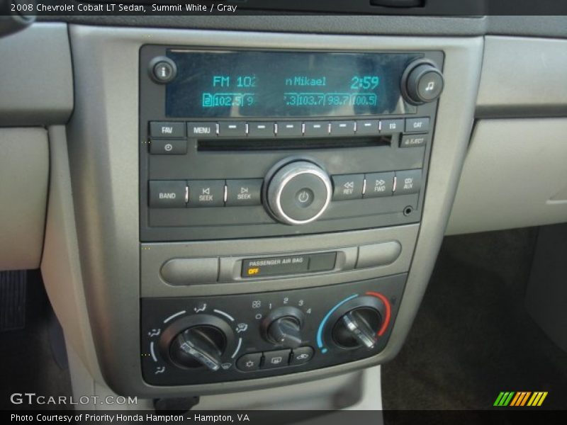 Summit White / Gray 2008 Chevrolet Cobalt LT Sedan
