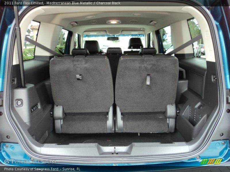 Mediterranean Blue Metallic / Charcoal Black 2011 Ford Flex Limited