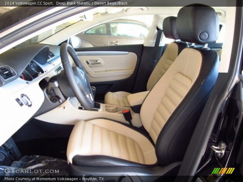  2014 CC Sport Desert Beige/Black Interior