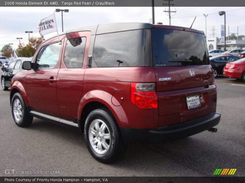 Tango Red Pearl / Gray/Black 2008 Honda Element EX AWD