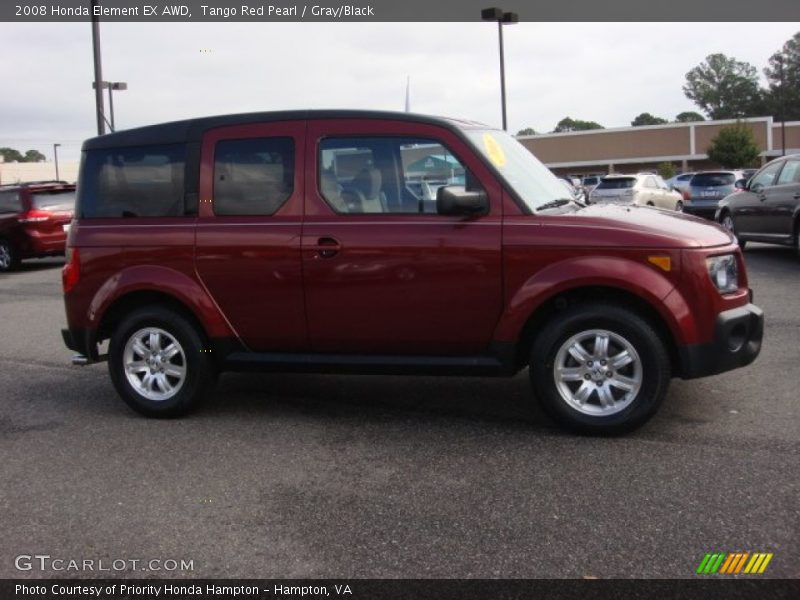 Tango Red Pearl / Gray/Black 2008 Honda Element EX AWD