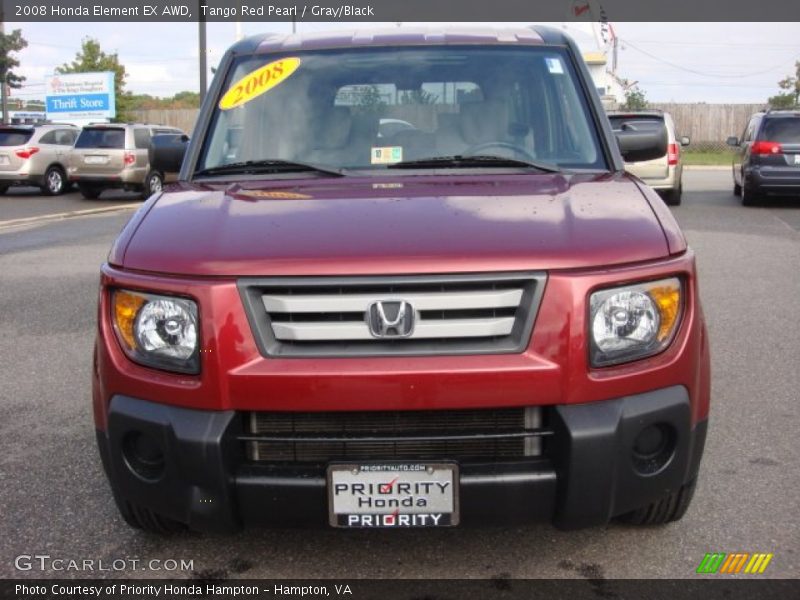 Tango Red Pearl / Gray/Black 2008 Honda Element EX AWD