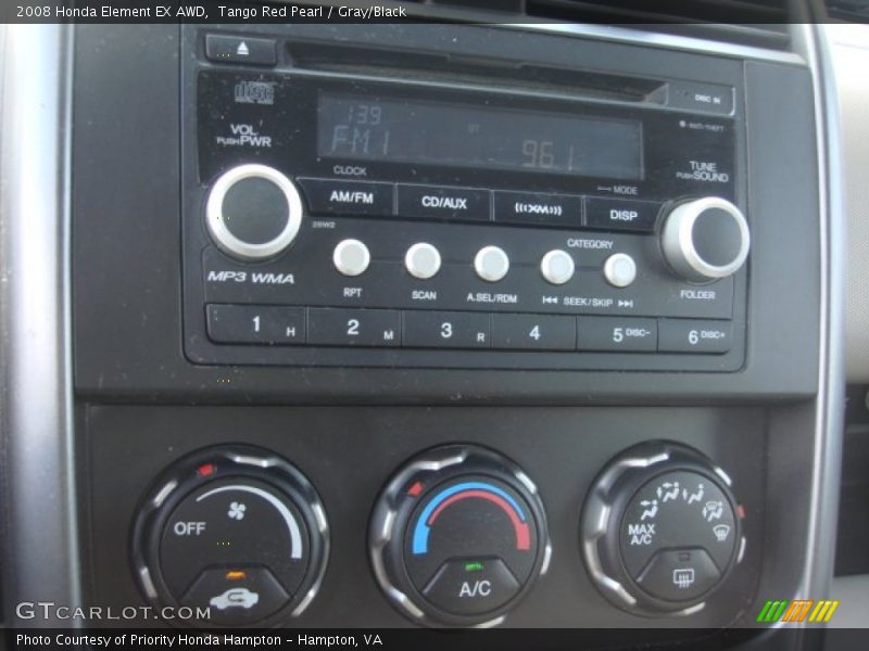 Tango Red Pearl / Gray/Black 2008 Honda Element EX AWD