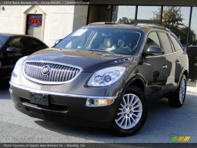 Cocoa Metallic / Cashmere/Cocoa 2008 Buick Enclave CXL