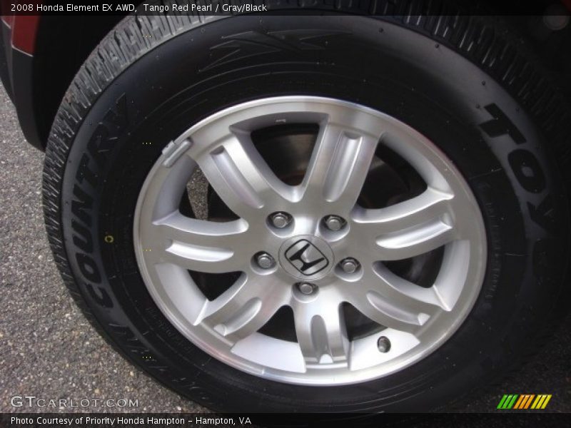 Tango Red Pearl / Gray/Black 2008 Honda Element EX AWD