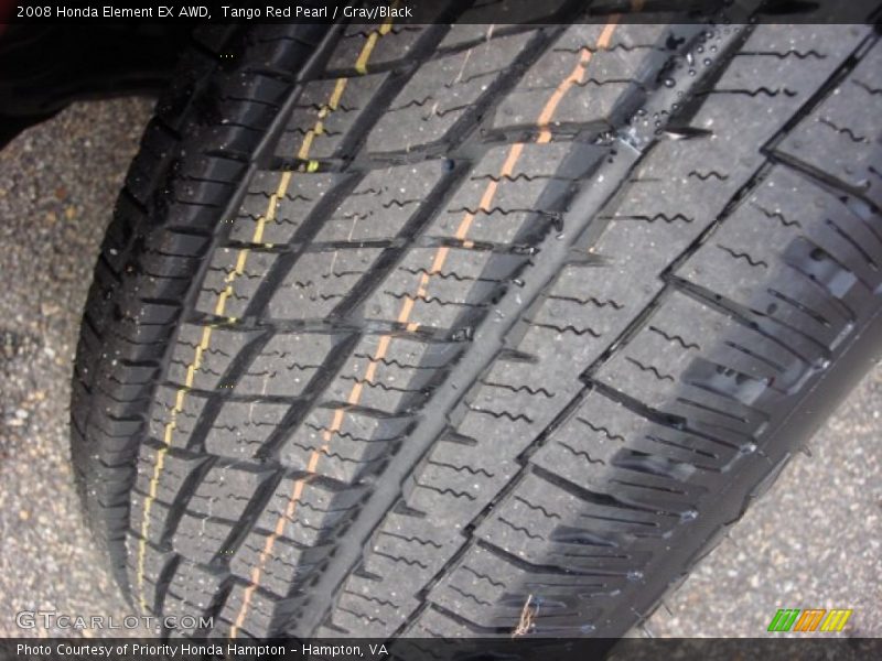 Tango Red Pearl / Gray/Black 2008 Honda Element EX AWD