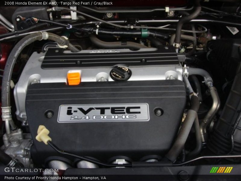 Tango Red Pearl / Gray/Black 2008 Honda Element EX AWD