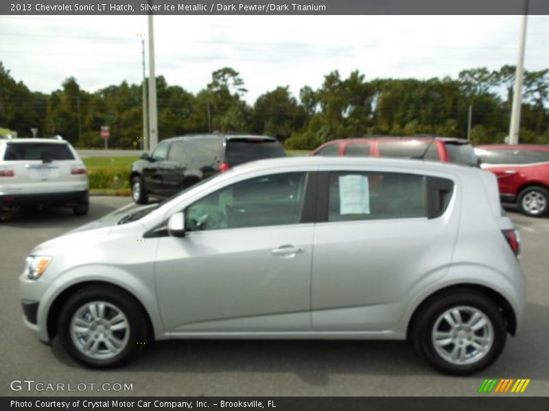 Silver Ice Metallic / Dark Pewter/Dark Titanium 2013 Chevrolet Sonic LT Hatch