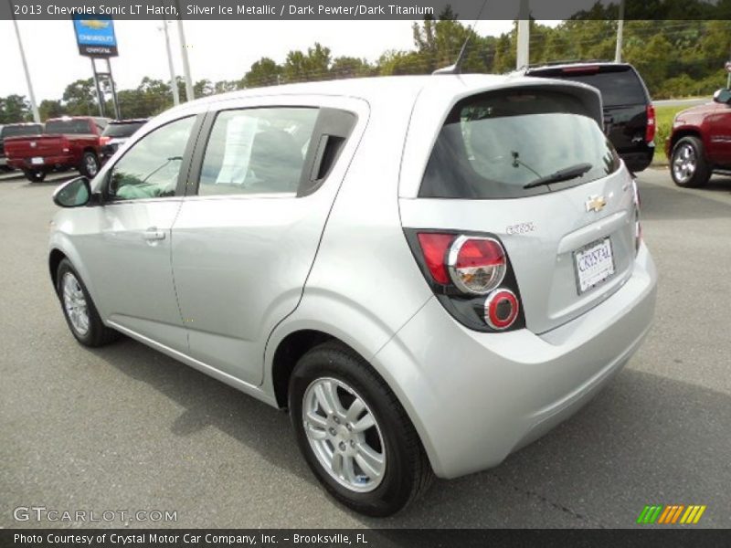 Silver Ice Metallic / Dark Pewter/Dark Titanium 2013 Chevrolet Sonic LT Hatch