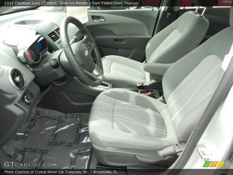 Silver Ice Metallic / Dark Pewter/Dark Titanium 2013 Chevrolet Sonic LT Hatch
