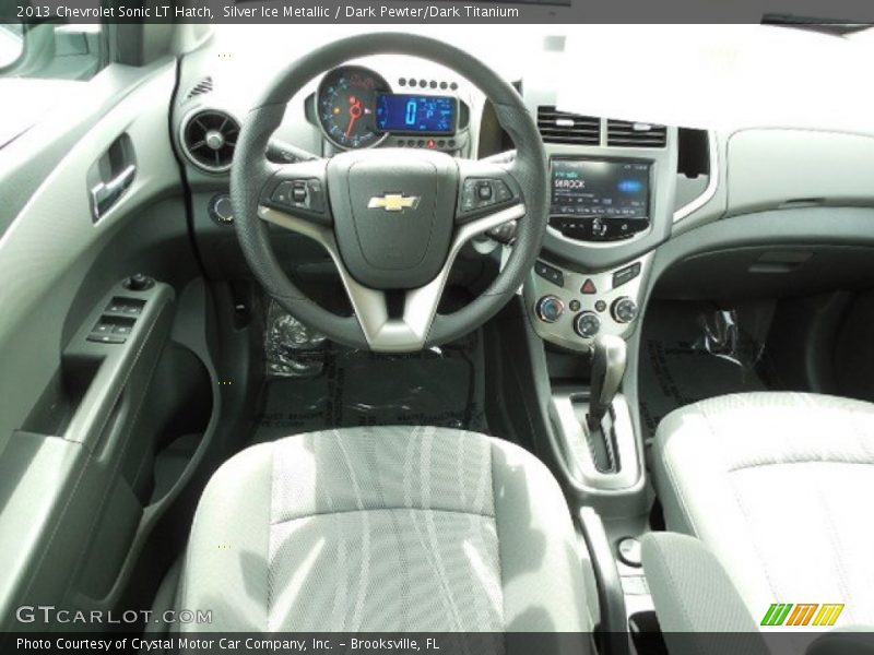 Silver Ice Metallic / Dark Pewter/Dark Titanium 2013 Chevrolet Sonic LT Hatch