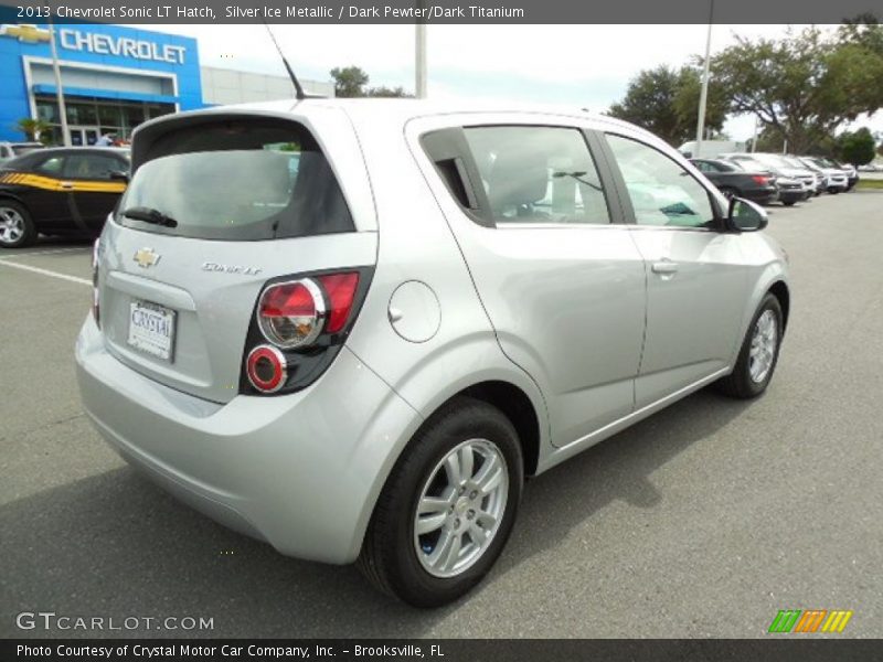 Silver Ice Metallic / Dark Pewter/Dark Titanium 2013 Chevrolet Sonic LT Hatch