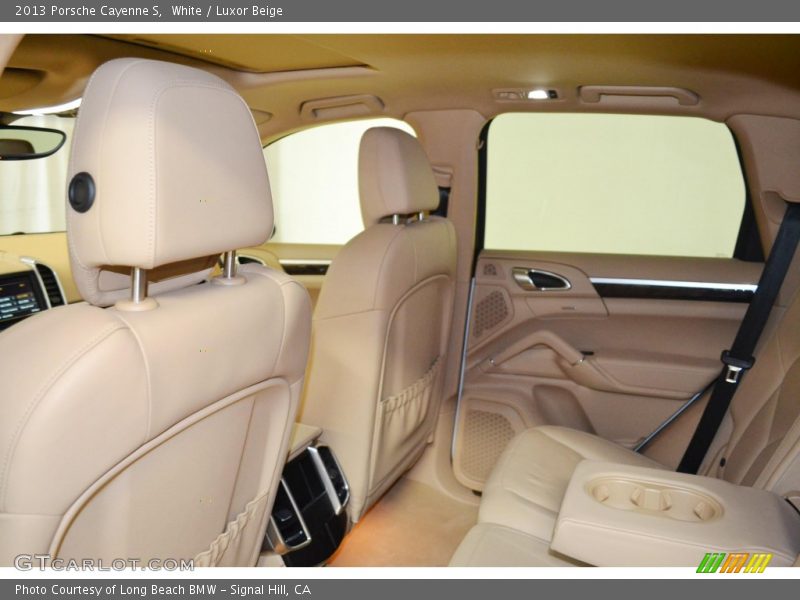 White / Luxor Beige 2013 Porsche Cayenne S
