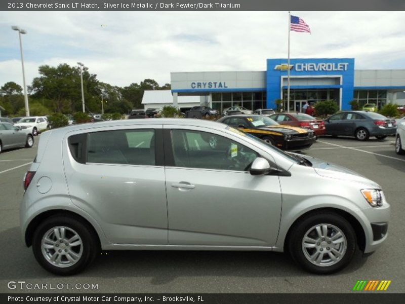 Silver Ice Metallic / Dark Pewter/Dark Titanium 2013 Chevrolet Sonic LT Hatch