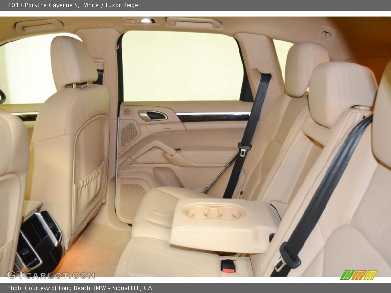 White / Luxor Beige 2013 Porsche Cayenne S