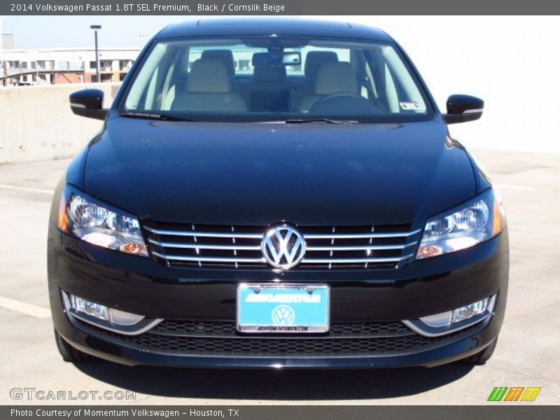 Black / Cornsilk Beige 2014 Volkswagen Passat 1.8T SEL Premium