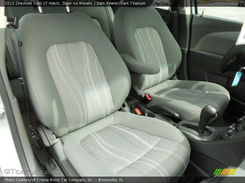 Silver Ice Metallic / Dark Pewter/Dark Titanium 2013 Chevrolet Sonic LT Hatch