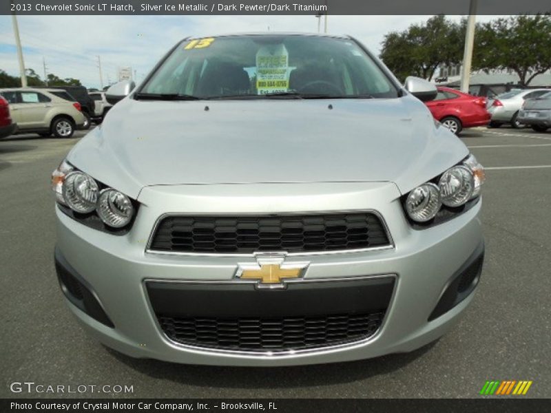 Silver Ice Metallic / Dark Pewter/Dark Titanium 2013 Chevrolet Sonic LT Hatch