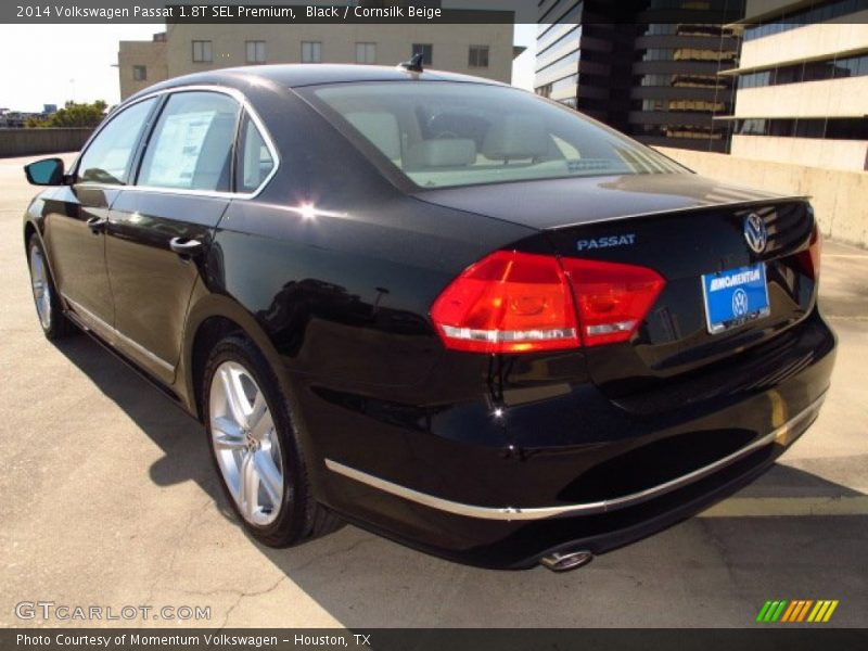 Black / Cornsilk Beige 2014 Volkswagen Passat 1.8T SEL Premium
