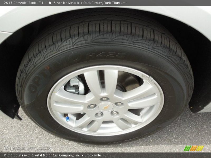 Silver Ice Metallic / Dark Pewter/Dark Titanium 2013 Chevrolet Sonic LT Hatch