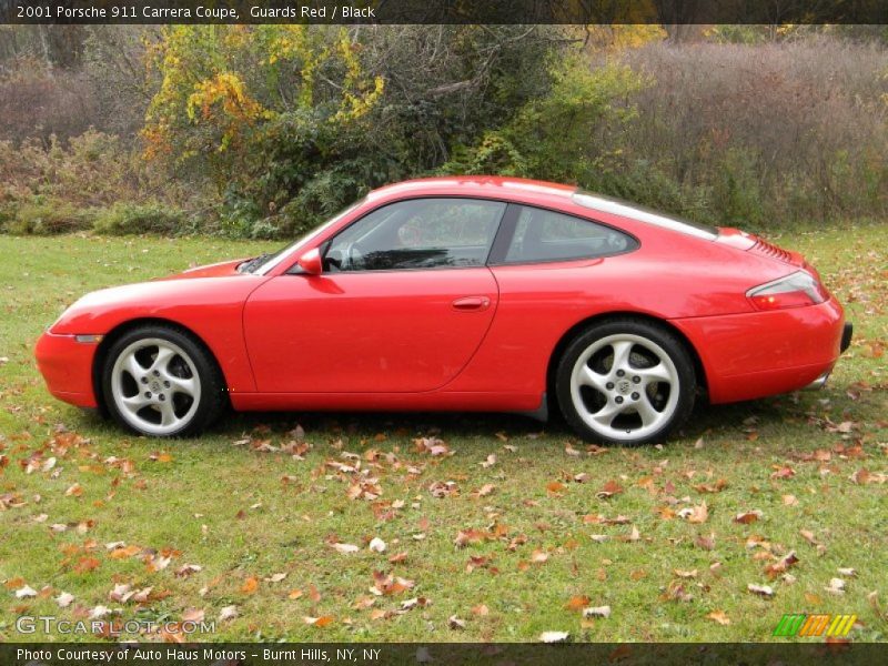 Guards Red / Black 2001 Porsche 911 Carrera Coupe