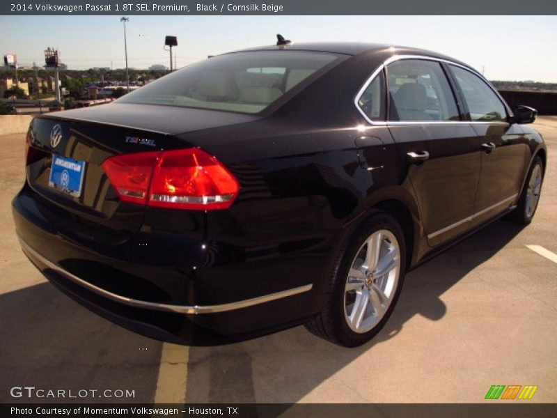 Black / Cornsilk Beige 2014 Volkswagen Passat 1.8T SEL Premium