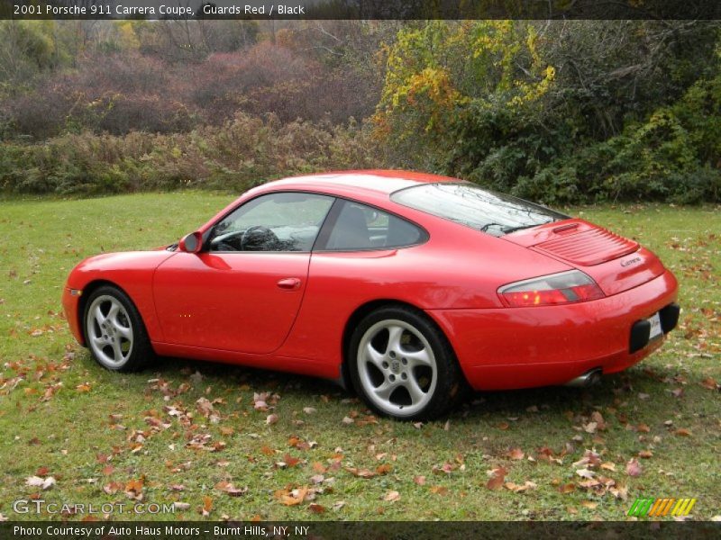 Guards Red / Black 2001 Porsche 911 Carrera Coupe