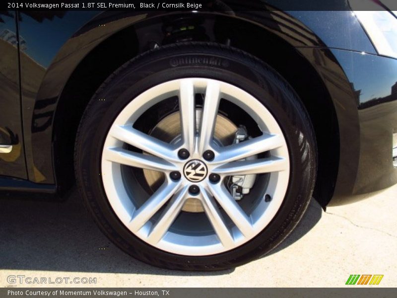 Black / Cornsilk Beige 2014 Volkswagen Passat 1.8T SEL Premium