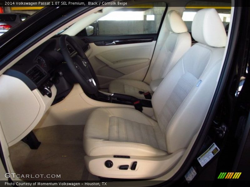 Black / Cornsilk Beige 2014 Volkswagen Passat 1.8T SEL Premium