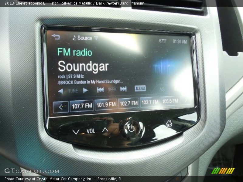 Silver Ice Metallic / Dark Pewter/Dark Titanium 2013 Chevrolet Sonic LT Hatch