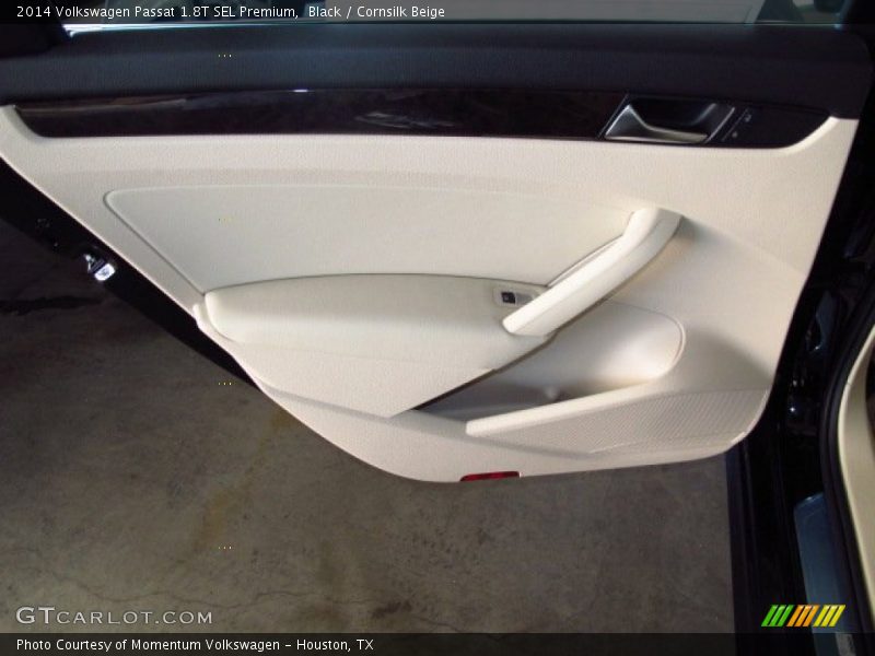 Black / Cornsilk Beige 2014 Volkswagen Passat 1.8T SEL Premium