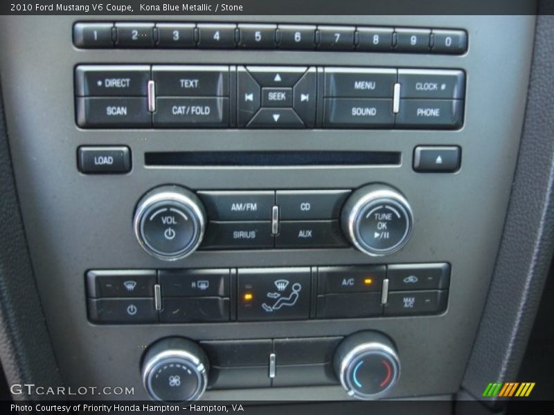 Kona Blue Metallic / Stone 2010 Ford Mustang V6 Coupe
