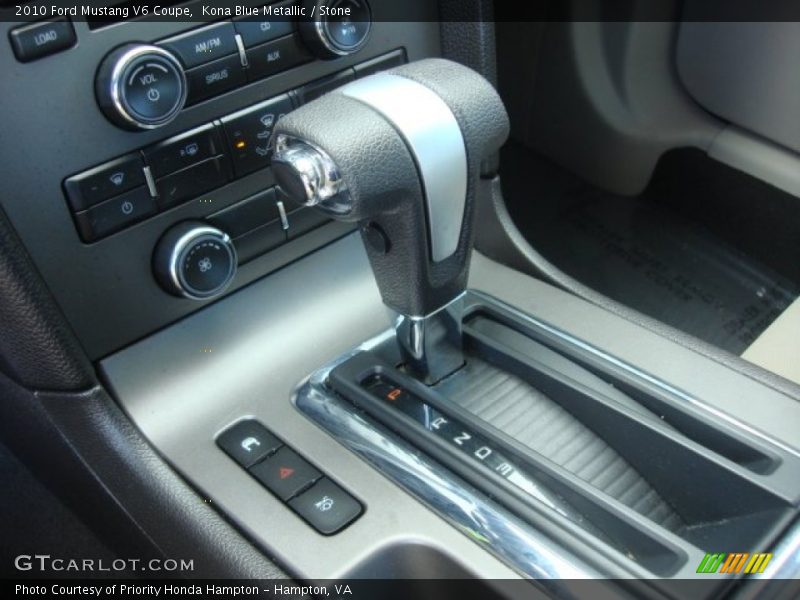 Kona Blue Metallic / Stone 2010 Ford Mustang V6 Coupe