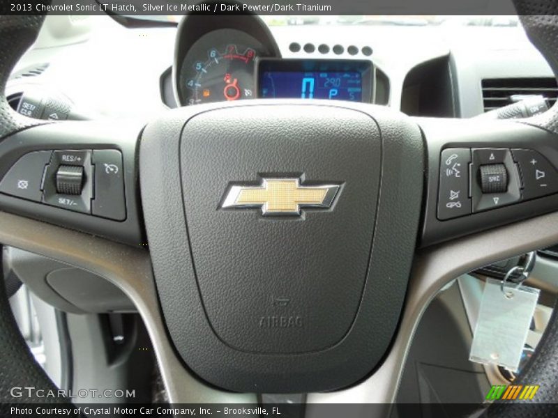 Silver Ice Metallic / Dark Pewter/Dark Titanium 2013 Chevrolet Sonic LT Hatch