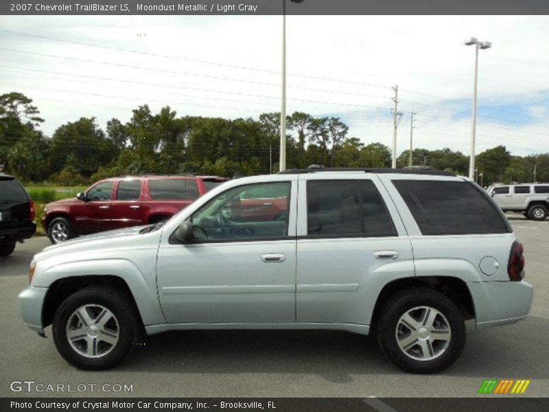 Moondust Metallic / Light Gray 2007 Chevrolet TrailBlazer LS