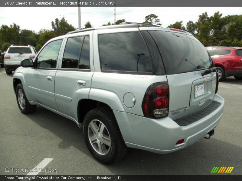 Moondust Metallic / Light Gray 2007 Chevrolet TrailBlazer LS
