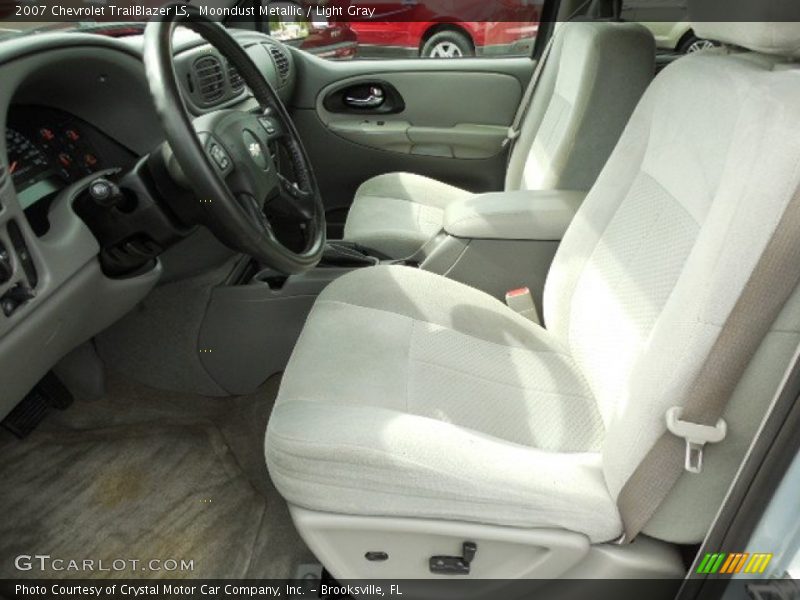 Moondust Metallic / Light Gray 2007 Chevrolet TrailBlazer LS