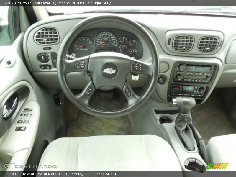 Moondust Metallic / Light Gray 2007 Chevrolet TrailBlazer LS