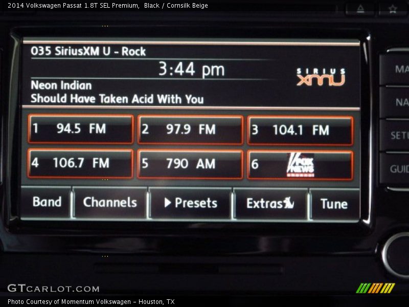 Black / Cornsilk Beige 2014 Volkswagen Passat 1.8T SEL Premium