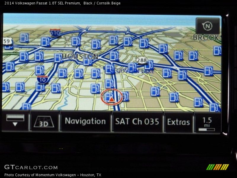 Black / Cornsilk Beige 2014 Volkswagen Passat 1.8T SEL Premium