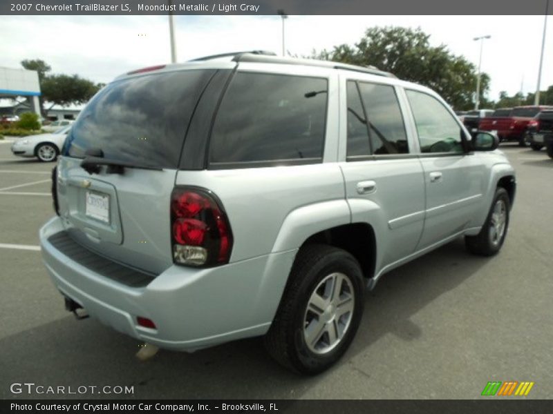 Moondust Metallic / Light Gray 2007 Chevrolet TrailBlazer LS