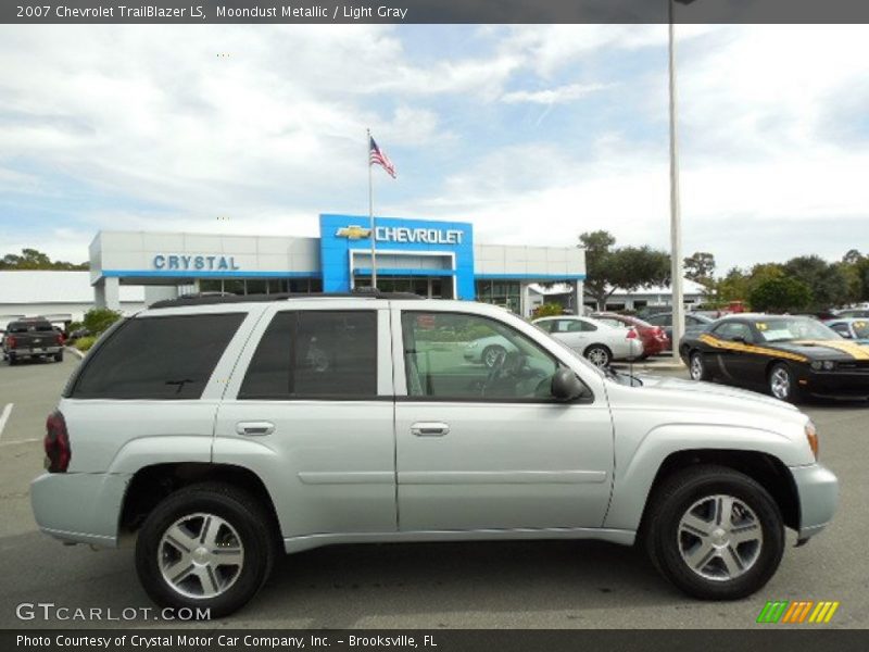 Moondust Metallic / Light Gray 2007 Chevrolet TrailBlazer LS