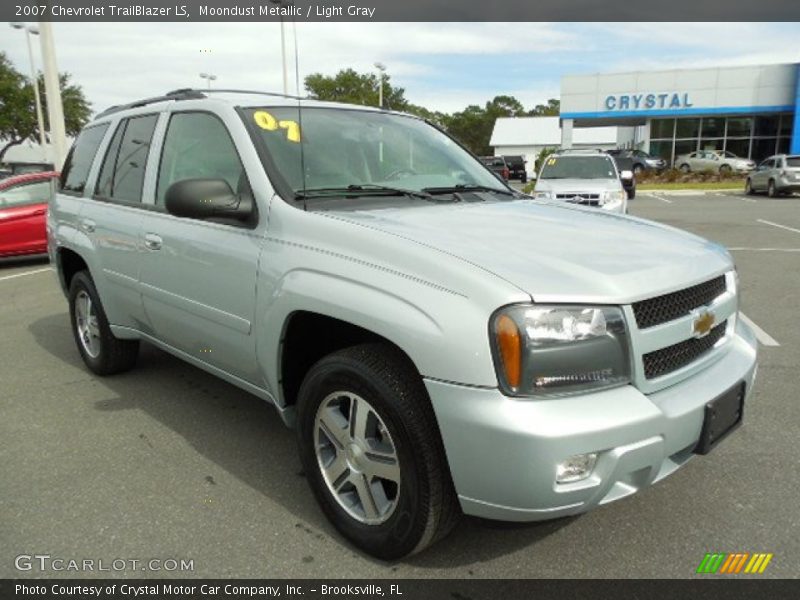 Moondust Metallic / Light Gray 2007 Chevrolet TrailBlazer LS