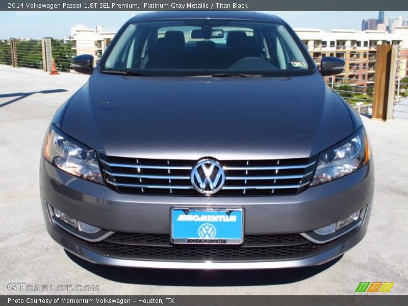 Platinum Gray Metallic / Titan Black 2014 Volkswagen Passat 1.8T SEL Premium