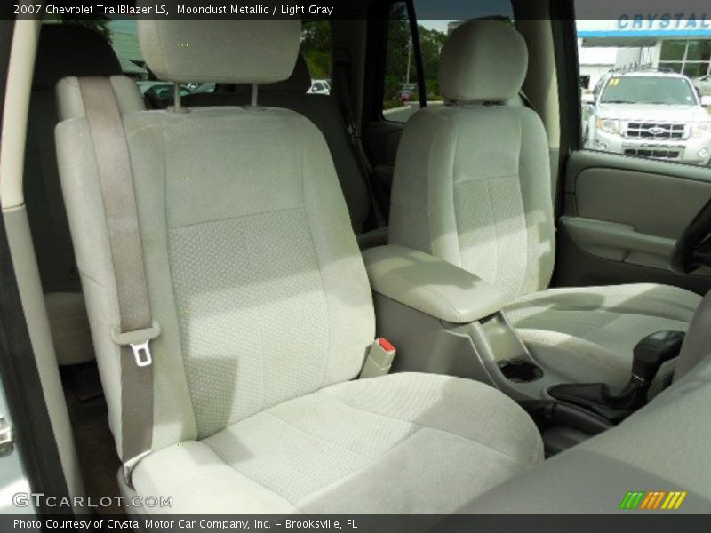 Moondust Metallic / Light Gray 2007 Chevrolet TrailBlazer LS