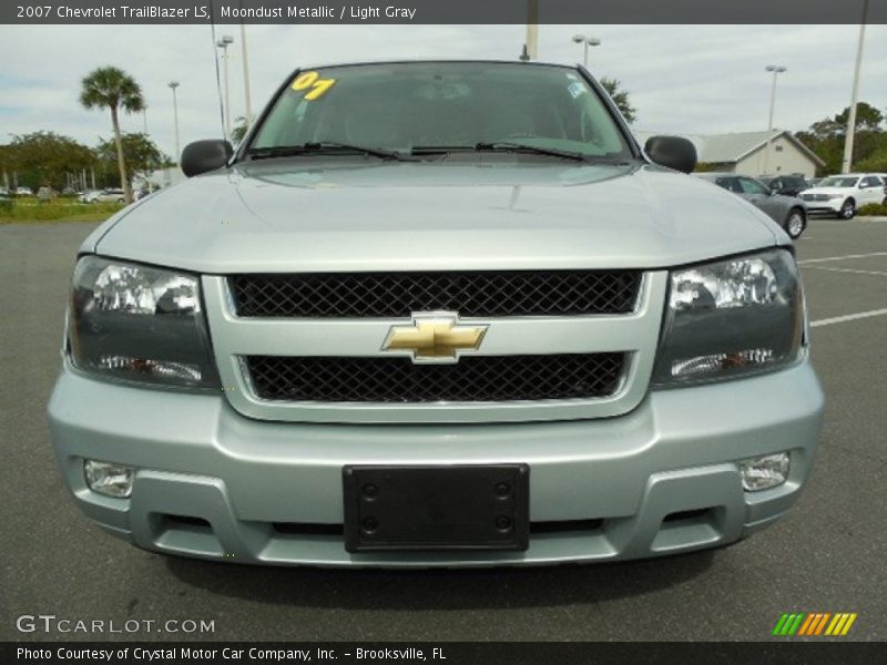 Moondust Metallic / Light Gray 2007 Chevrolet TrailBlazer LS