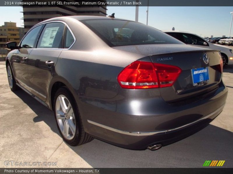 Platinum Gray Metallic / Titan Black 2014 Volkswagen Passat 1.8T SEL Premium