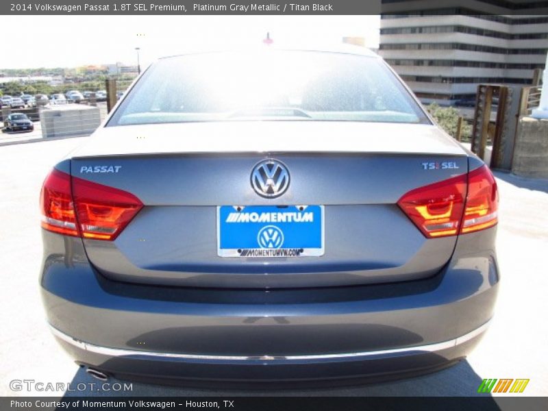 Platinum Gray Metallic / Titan Black 2014 Volkswagen Passat 1.8T SEL Premium