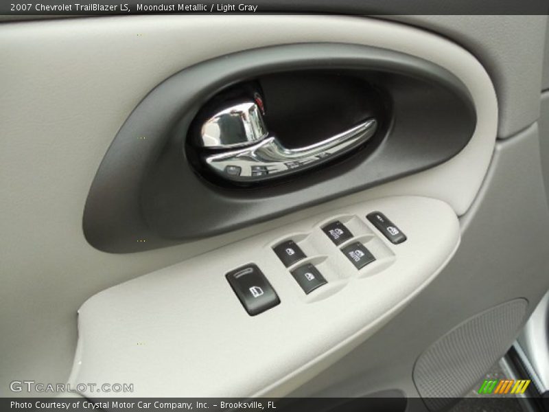 Moondust Metallic / Light Gray 2007 Chevrolet TrailBlazer LS